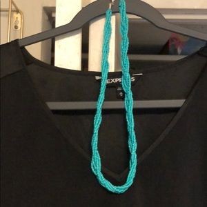 Turquoise beaded necklace